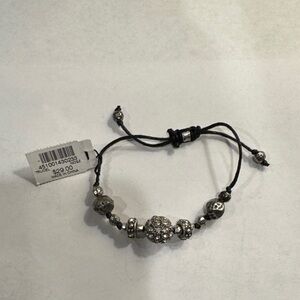 Elegant Silver Beaded Bracelet